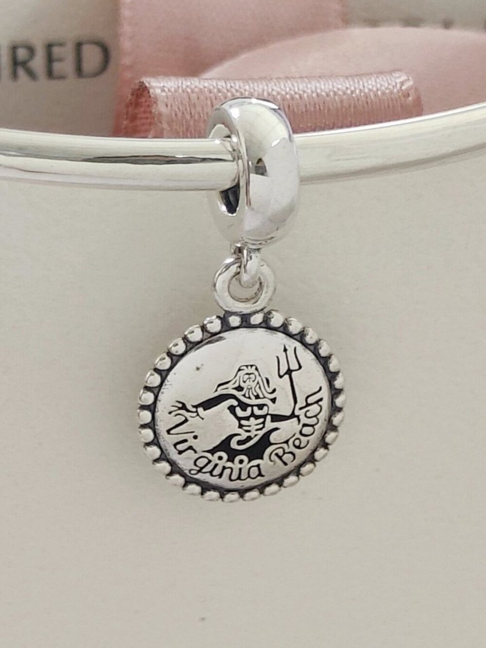 Pandora Virginia Beach Exclusive Charm Dangle S925 Silver Bracelet Pendant